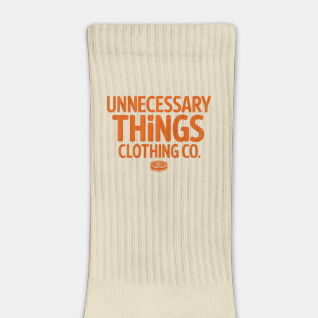 Unnecessary Things - Text Logo by Lou Johnson