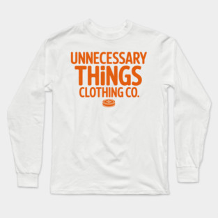 Unnecessary Things - Text Logo Long Sleeve T-Shirt