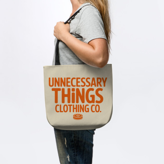 Unnecessary Things - Text Logo by Lou Johnson