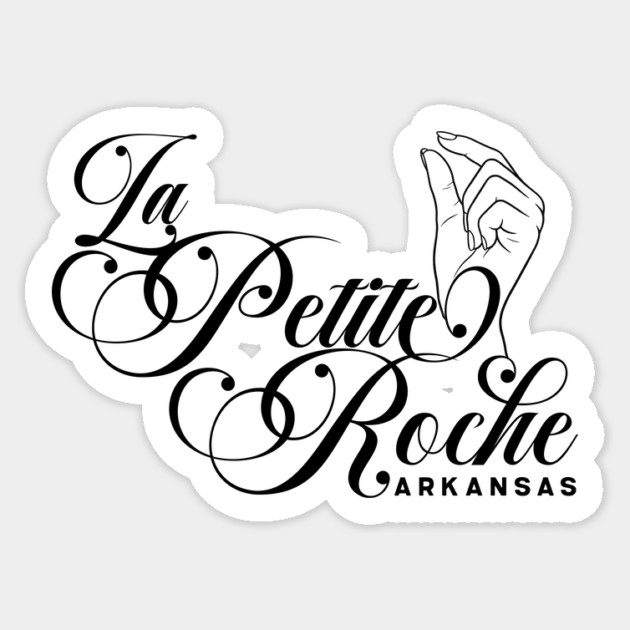 Little Rock, Arkansas Sticker by rt-shirts