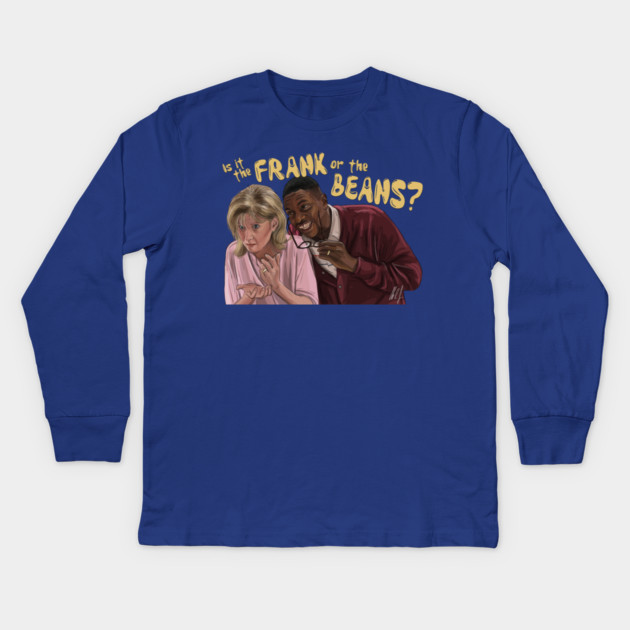 There's Something About Mary: The Frank or The Beans? Kids Long Sleeve T-Shirt by 51Deesigns