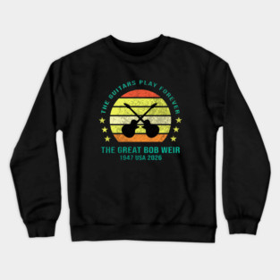 ZZ Bob Weir USA 1947 2026 Music D5200 Crewneck Sweatshirt