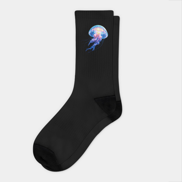 Jellyfish Socks by Lou Johnson
