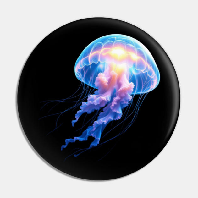 Jellyfish Pin by Lou Johnson