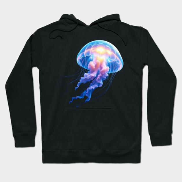 Jellyfish Hoodie by Lou Johnson