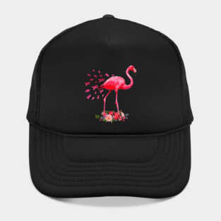 Flamingo Pink Ribbon Breast Cancer Awareness Hat