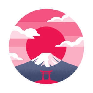 Fuji Sunset : light T-Shirt