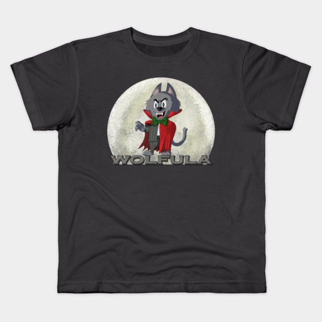 WOLFULA Kids T-Shirt by droidmonkey
