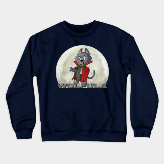 WOLFULA Crewneck Sweatshirt by droidmonkey