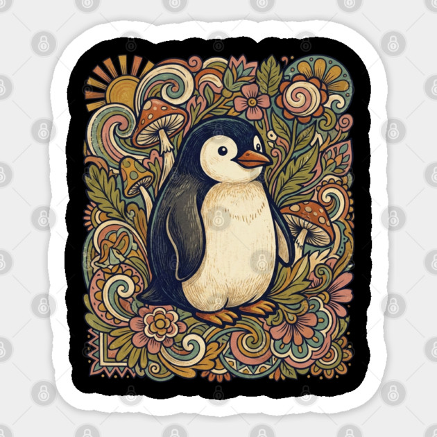 Penguin Sticker by Creatifly Graphic Tees
