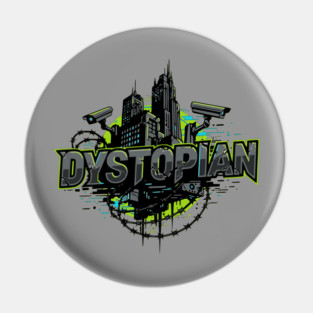 Dystopian Fiction Rules Pin
