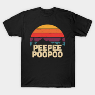 PEEPEEPOOPOO - RETRO SUNSET PEEPEE POOPOO T-Shirt