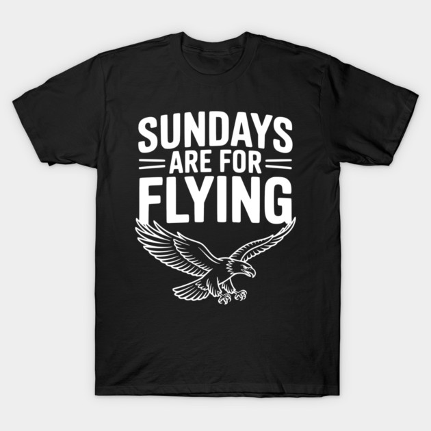 Sundays are for Flying T-Shirt by Frank Ring