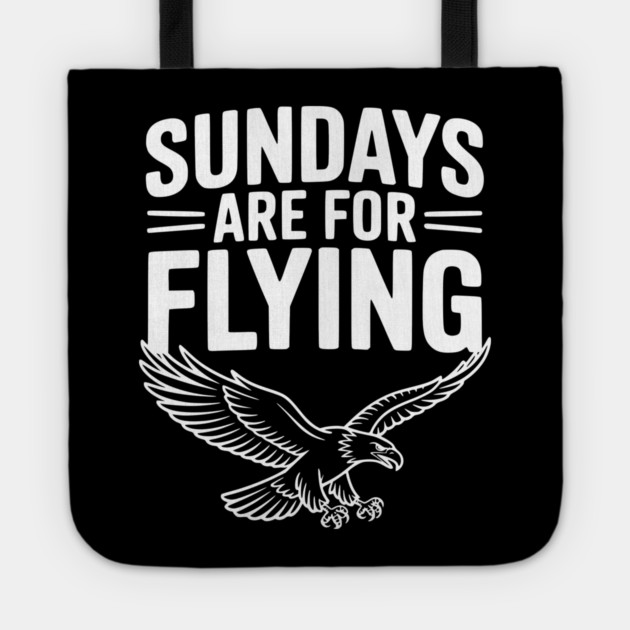 Sundays are for Flying Tote by Frank Ring