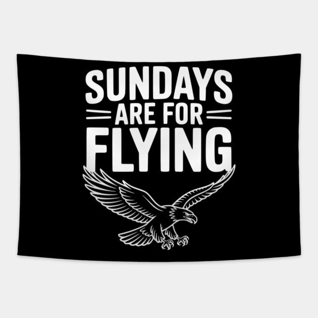 Sundays are for Flying Tapestry by Frank Ring