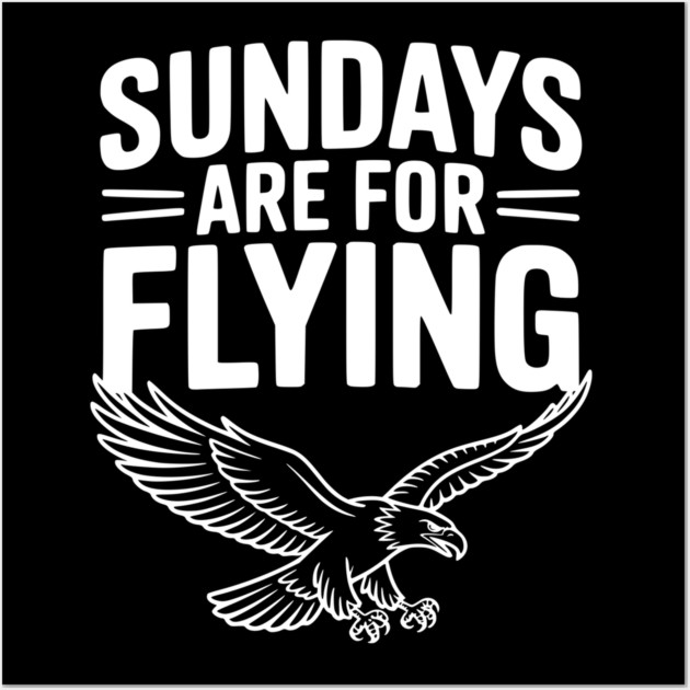 Sundays are for Flying Wall Art by Frank Ring