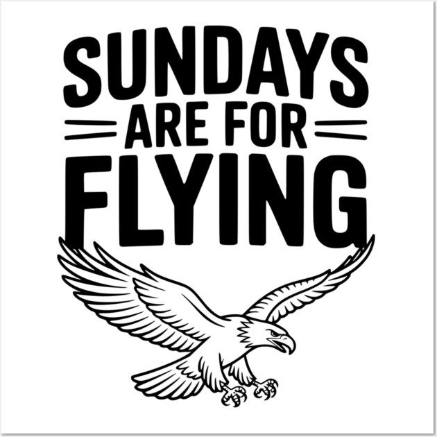 Sundays are for Flying Wall Art by Frank Ring