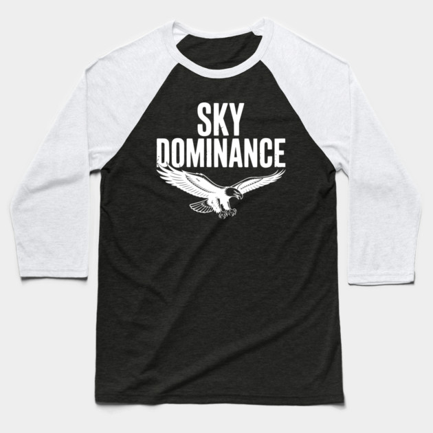 Sky Dominance Baseball T-Shirt by Frank Ring