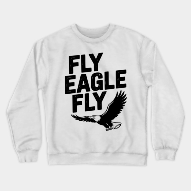 Fly Eagle Fly Crewneck Sweatshirt by Frank Ring