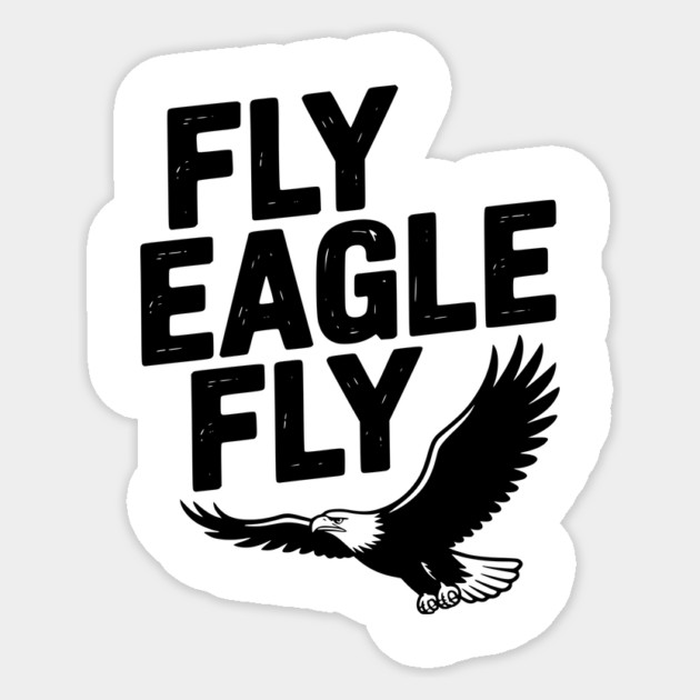 Fly Eagle Fly Sticker by Frank Ring
