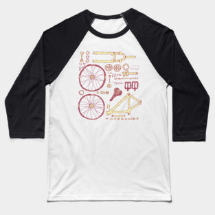 Bicycle Parts Baseball T-Shirt