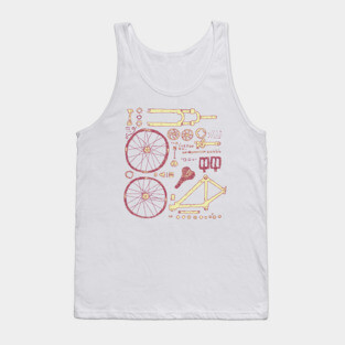 Bicycle Parts Tank Top