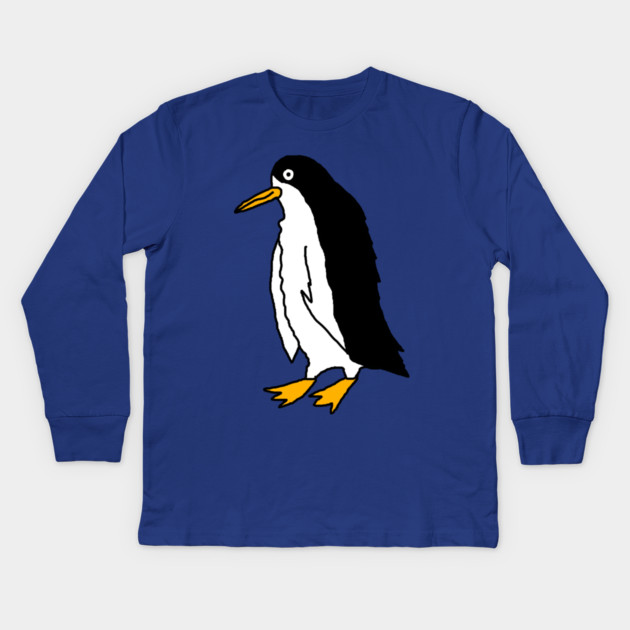 Penguin Kids Long Sleeve T-Shirt by Creatifly Graphic Tees