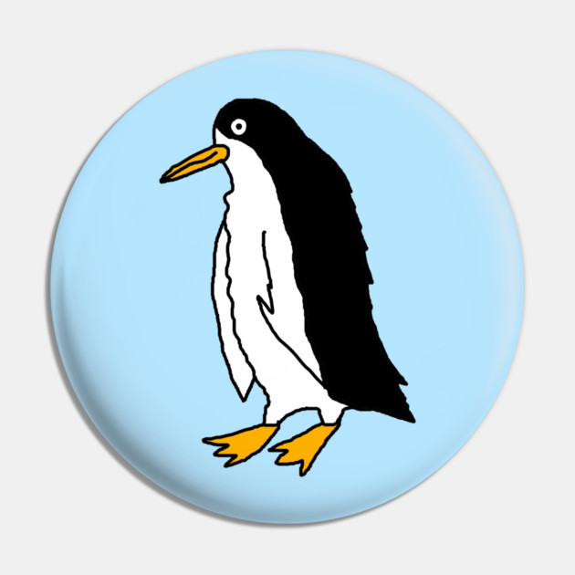 Penguin Pin by Creatifly Graphic Tees