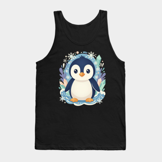 Penguin Tank Top by Creatifly Graphic Tees