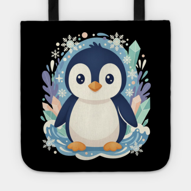 Penguin Tote by Creatifly Graphic Tees