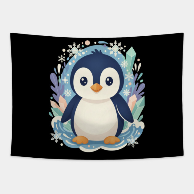 Penguin Tapestry by Creatifly Graphic Tees