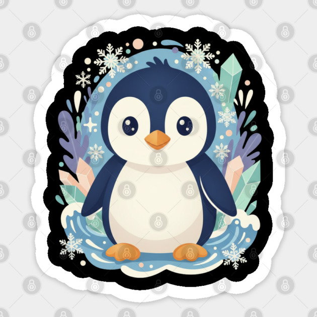 Penguin Sticker by Creatifly Graphic Tees
