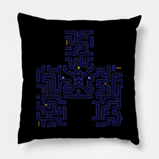 Retro Maze Pillow