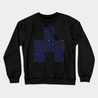 Retro Maze Crewneck Sweatshirt