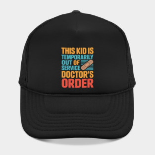 Funny Surgery Recovery Get Well Soon Gift Youth Kids Clothes Premium Hat