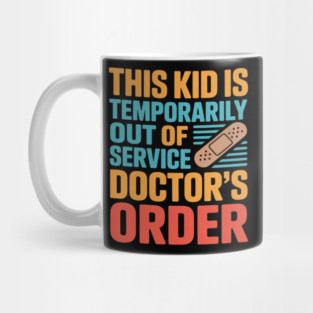 Funny Surgery Recovery Get Well Soon Gift Youth Kids Clothes Premium Mug