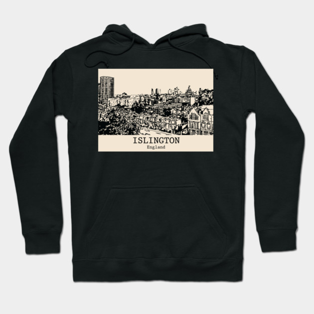 Islington – England Hoodie by Lakeric