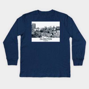 Islington – England Kids Long Sleeve T-Shirt
