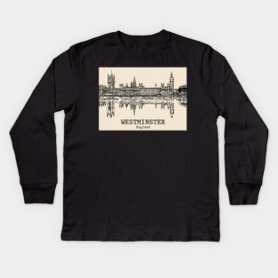 Westminster – England Kids Long Sleeve T-Shirt
