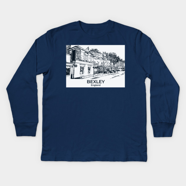 Bexley – England Kids Long Sleeve T-Shirt by Lakeric