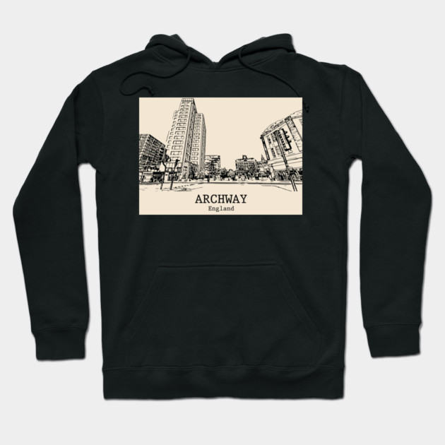 Archway – England Hoodie by Lakeric
