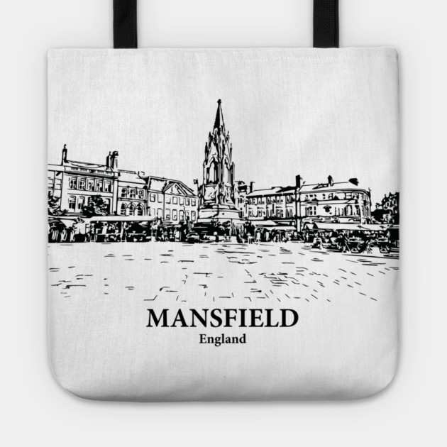 Mansfield – England Tote by Lakeric