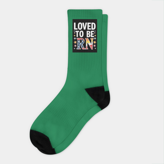 Loved to be RN Socks by dr_creative_designs
