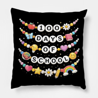 100 Days Of School Teacher Celebration Back To School Pillow