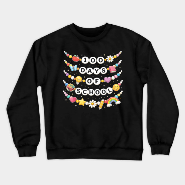 100 Days Of School Teacher Celebration Back To School Crewneck Sweatshirt by ArtistTee ⭐⭐⭐⭐⭐