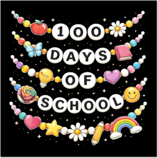 100 Days Of School Teacher Celebration Back To School Posters and Art