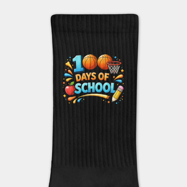 100 Days Of School Basketball Fun Teacher Appreciation by ArtistTee ⭐⭐⭐⭐⭐