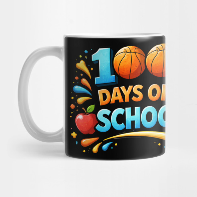 100 Days Of School Basketball Fun Teacher Appreciation by ArtistTee ⭐⭐⭐⭐⭐