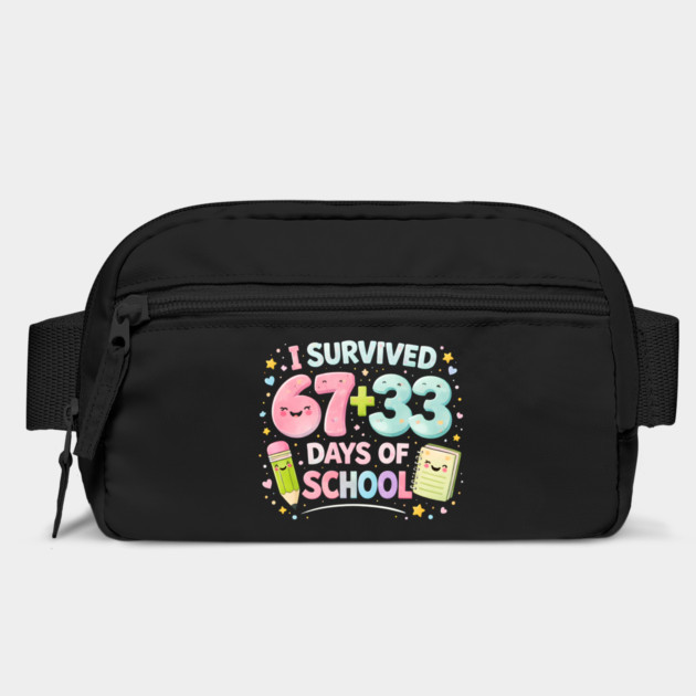 I Survived 67 + 33 Days Of School Elementary School Teacher by ArtistTee ⭐⭐⭐⭐⭐