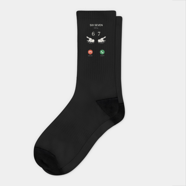 Six Seven Calling Hands Socks by ArtistTee ⭐⭐⭐⭐⭐